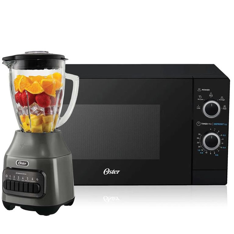Combo Licuadora BLSTPEG-GPB 1.5 Litros+Horno Microondas 20 Litros