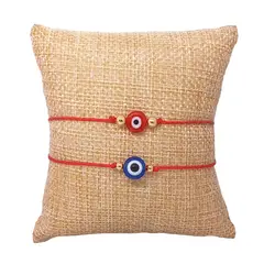 LUCYANA JOYAS Y ACCESORIOS - Pulsera para Parejas de hilo rojo con Ojo Turco - Joyas Lucyana