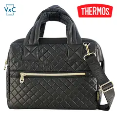 THERMOS - Lonchera Ejecutiva Termica Quilted Negro