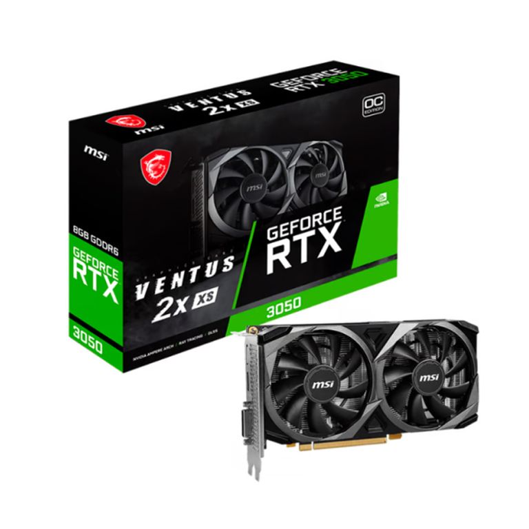 Tarjeta de video GeForce RTX 3050 Ventus 2X XS 8G OC GDDR6 128 bits