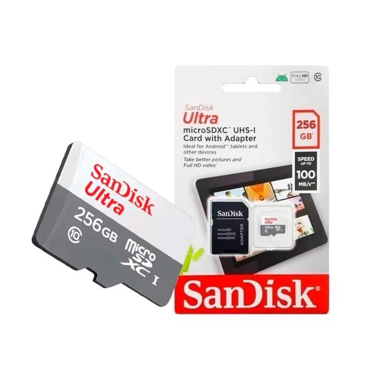 Tarjeta de memoria microSDXC 256GB UHS-I U1 A1 para grabación 247