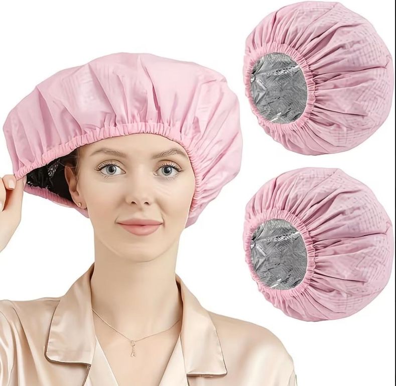 Gorro Térmico Para Tratamiento Capilar Rosado