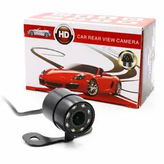 OEM - Cámara De Retroceso 8Led HD Redondo Con Base