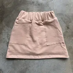 RED CARROT - Falda short niña french terry beige