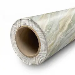 DECOKASA - Papel Tapiz Autoadhesivo Tipo Marmol Rollo Vinilico 3,6 m2 - Granito Esmeralda