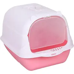 GENERICO - Arenero Cerrado Para Gatos Baño De Mascota Con Pala Rosado