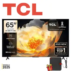 TCL - TELEVISOR 65" 4K HDR 2025 MOD 65VC6C+ REGALO