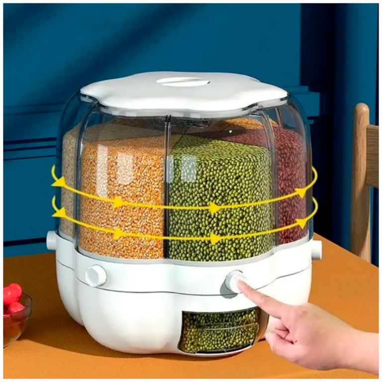 Cubo Dispensador de Arroz