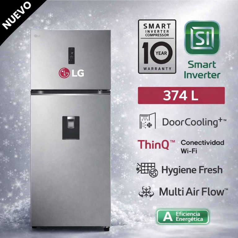 Refrigeradora Top Freezer VT38SPYC Door Cooling+ 374L
