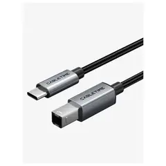 CABLETIME - Cable USB-C a USB-B 2.0 2mtrs 480Mbps para Impresoras/Audio - CA16L