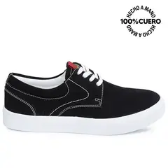 RABBIT - Zapatilla Basico ANDREI-2605 Negro Cuero