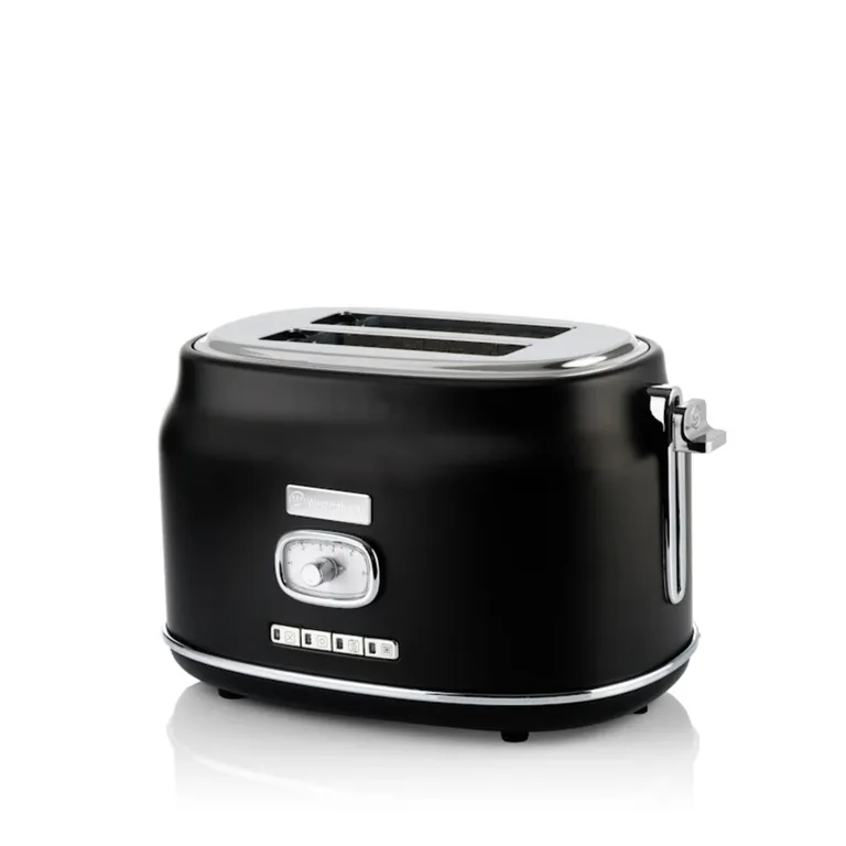 Tostadora 2 ranuras Retro WH 815W negro