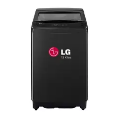 LG - LAVADORA 13KG CARGA SUPERIOR CON TURBODRUM WT13OBVTB ONYX NEGRO