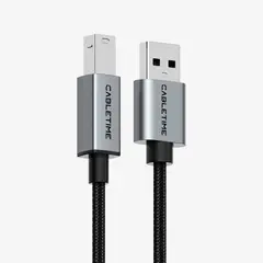 CABLETIME - Cable USB-A 2.0 a USB-B 2mt 480Mbps para Impresora/Audio - CA15L