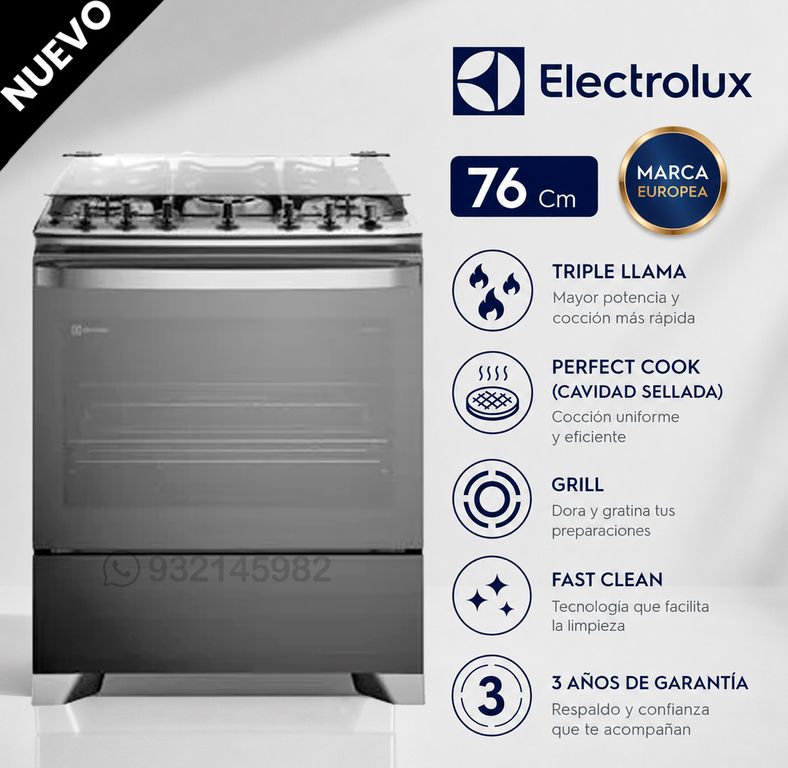 Cocina 5 Quemadores 76 cm F5ETG