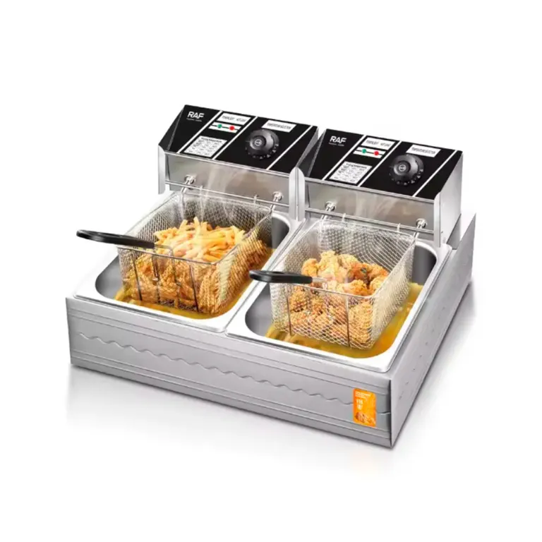 Freidora Eléctrica Doble de 12 Litros