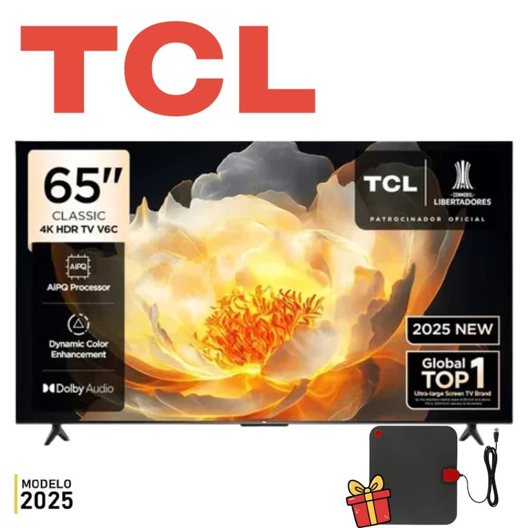 TELEVISOR 65" 4K HDR 2025 MOD 65VC6C+ REGALO