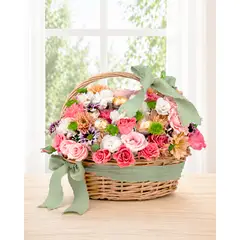 DON REGALO - Arreglo Floral con Chocolates Ferrero Rocher para Mamá