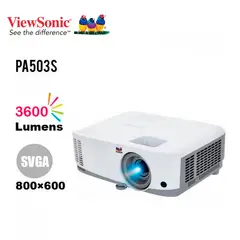 VIEWSONIC - Proyector PA503S SVGA 3800 Lúmenes HDMI VGA DLP