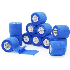 GENERICO - Vendas Cohesivas Coban Ok Tape 12 Unidades 5cm X 4.5m Azul