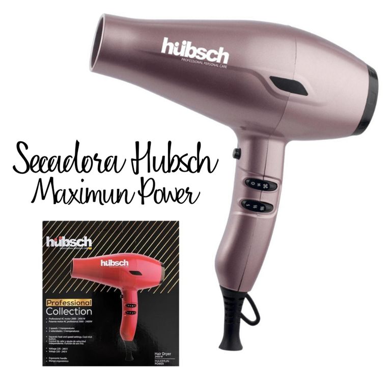 Secador de Cabello Alisador AC 2400W -Rosado.