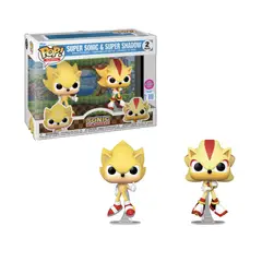 FUNKO - Super Sonic & Super Shadow pop 2pack Flocked