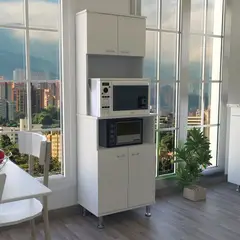 MASIVA HOME - Repostero de cocina Emilia Blanco -