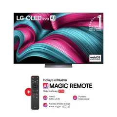 LG - TELEVISOR 55” OLED EVO 4K CON THINQ AI OLED55C5PSA 2025