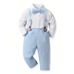 GENERICO - TRAJE TERNO BAUTIZO PARA BEBE NIÑO
