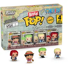 FUNKO - Bitty Pop Anime One Piece - 4pack Monkey D. Luffy