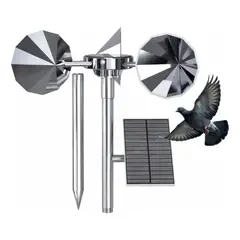 OEM - Ahuyentador de Aves Solar Reflectante para Techos Jardines y Balcones