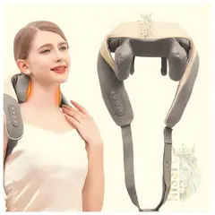 OEM - MASAJEADOR DE CUELLO Y ESPALDA RECARGABLE PREMIUN
