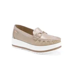 Via Uno - Mocasin 3J8928-5 Beige - Mujer