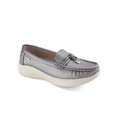 Via Uno - Mocasin Pl562 Gun - Mujer