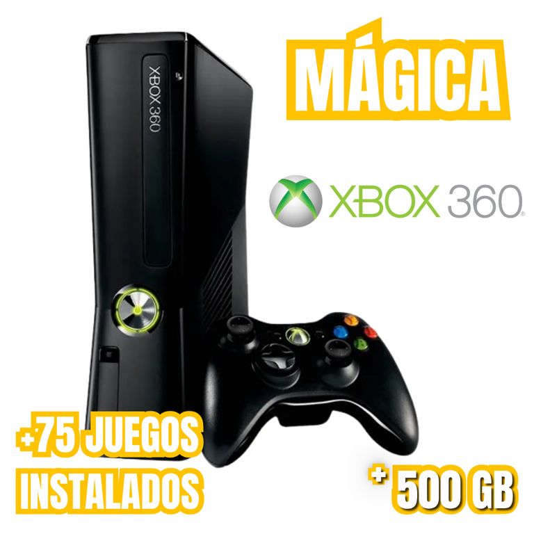 Consola Xbox 360 Super slim Mágica 500 GB