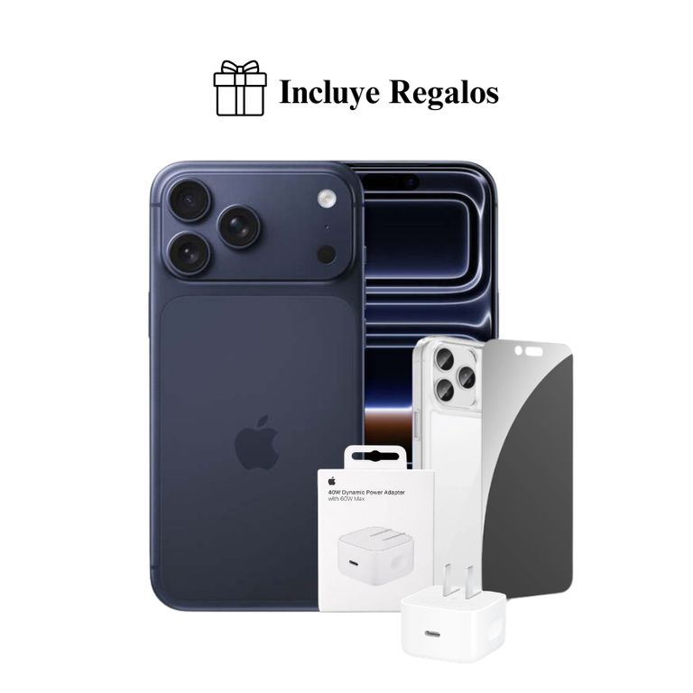 IPhone 17 Pro Max 512GB ( eSIM ) + Regalo + Cubo de 40W