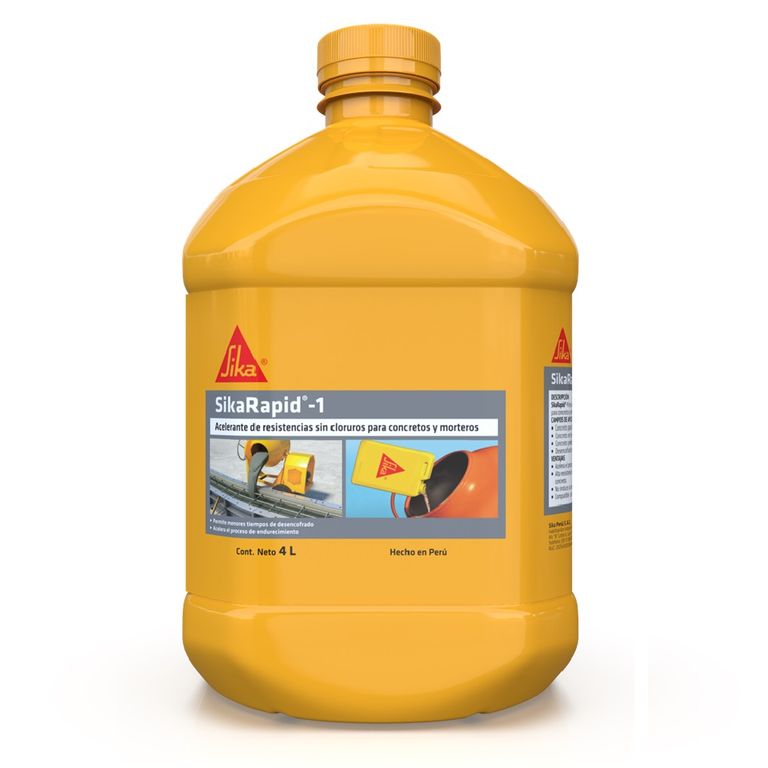 Acelerante de Resistencias Iniciales SikaRapid®-1 4L