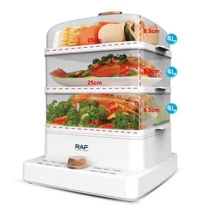 VAPORIZADOR DE ALIMENTOS DE 3 NIVELES