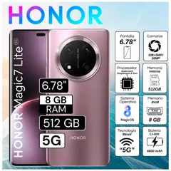 HONOR - MAGIC 7 LITE 8RAM 512GB MORADO