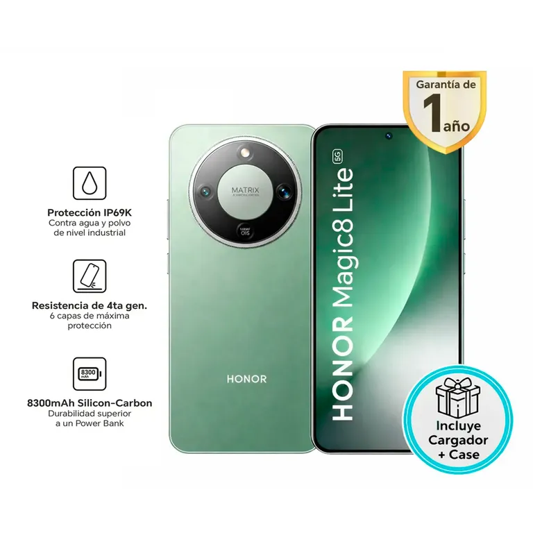 CELULAR MAGIC 8 LITE 8RAM 256GB VERDE