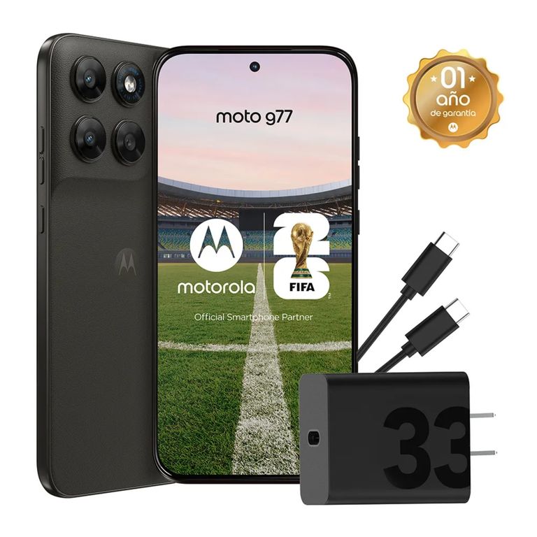 Moto G77 5G 8RAM 256GB Negro