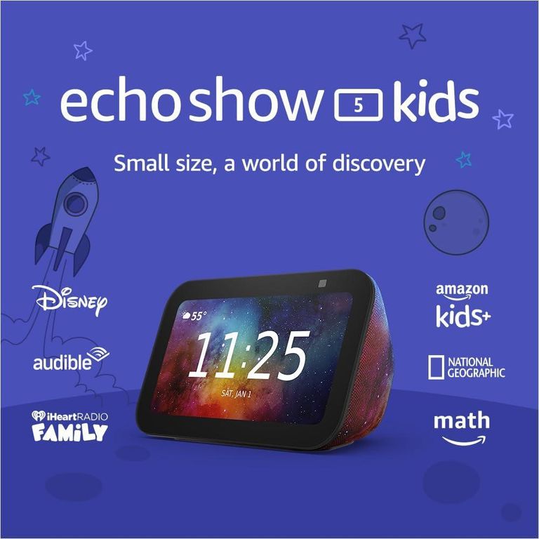 PARLANTE INTELIGENTE ECHO SHOW 5 KIDS - GALAXIA