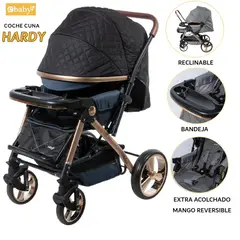 EBABY - Coche cuna HARDY mango reversible EB1157