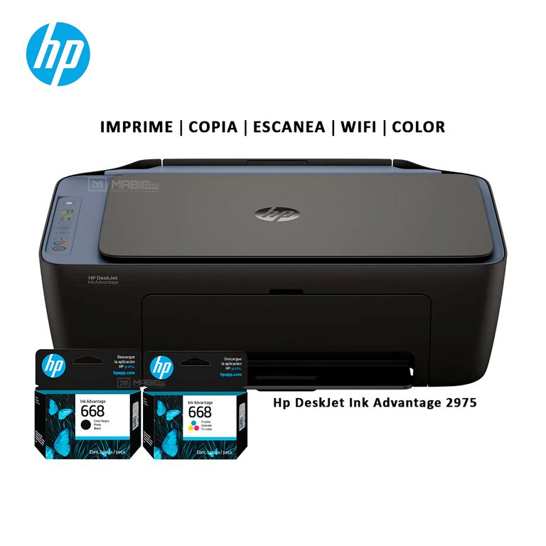 Impresora Multifuncional DeskJet Ink Advantage 2975 WIFI USB