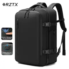 RZTX - Mochila Viajera Gran Capcidad Pro 40L con Sistema de Vacío Automático