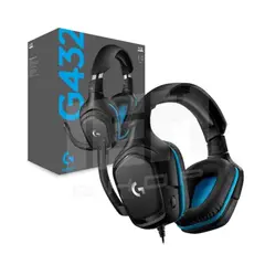 LOGITECH - AUDIFONO CON MICROFONO G432 CON CABLE USB 7.1 O JACK 3.5MM NEGRO