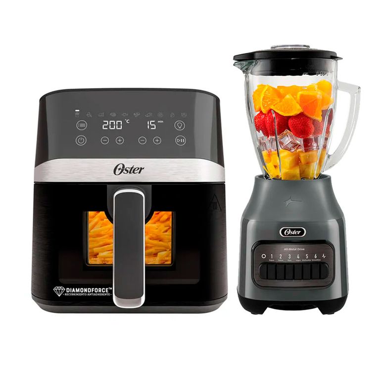 Combo Freidora 4Lt Visor + Licuadora BLSTPEG-GPB 1.5Lt 800W