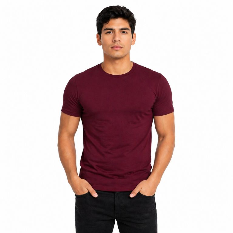 Polo basico slim fit para caballero