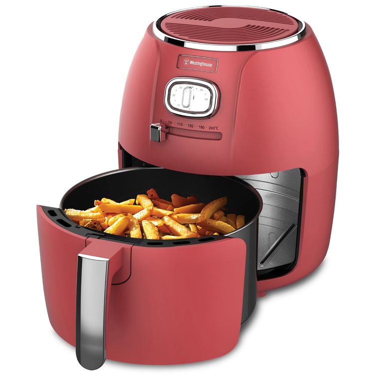 Freidora de aire 1500W Retro 4L rojo
