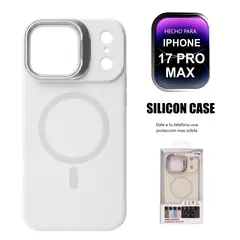 GENERICO - Funda De Silicona Con MagSafe y Parante Para Iphone 17 Pro Max
